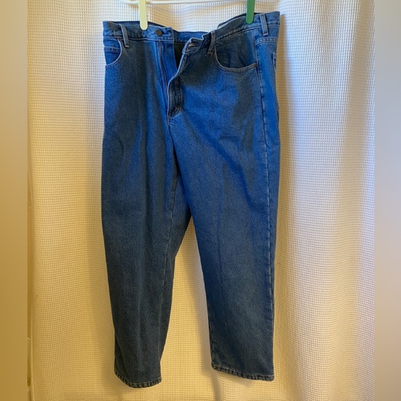 LL Bean Men’s fleece lined pants 40x30 Denim Jeans - Picture 3 of 3
